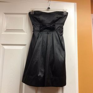 Black, Strapless Dress